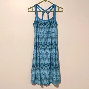 Prana Cora strappy blue sun dress
